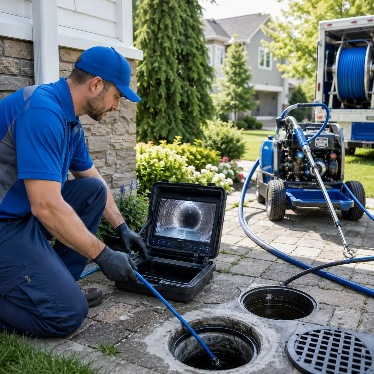 Outdoor drain cleaning professionals serving Yellow Springs, OH